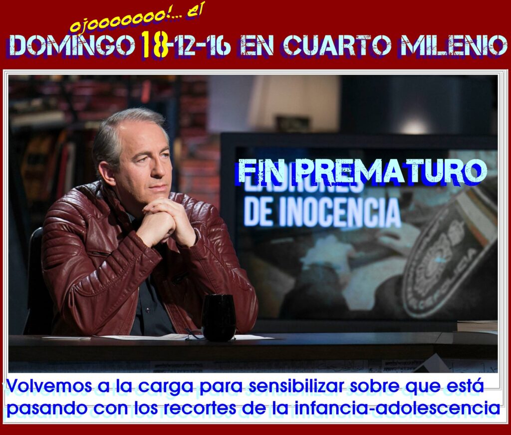 FIN PREMATURO de la INFANCIA-ADOLESCENCIA